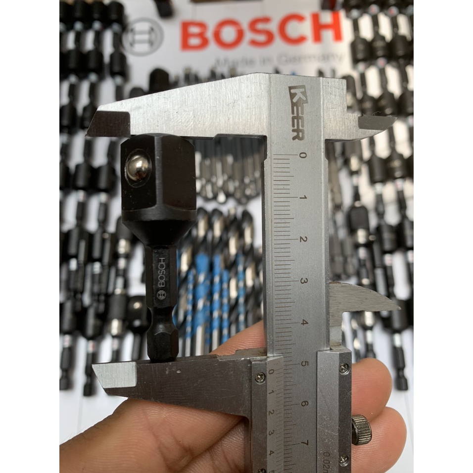 Đầu chuyển Bu lông 1/4 3/8 1/2 Bosch chính hãng