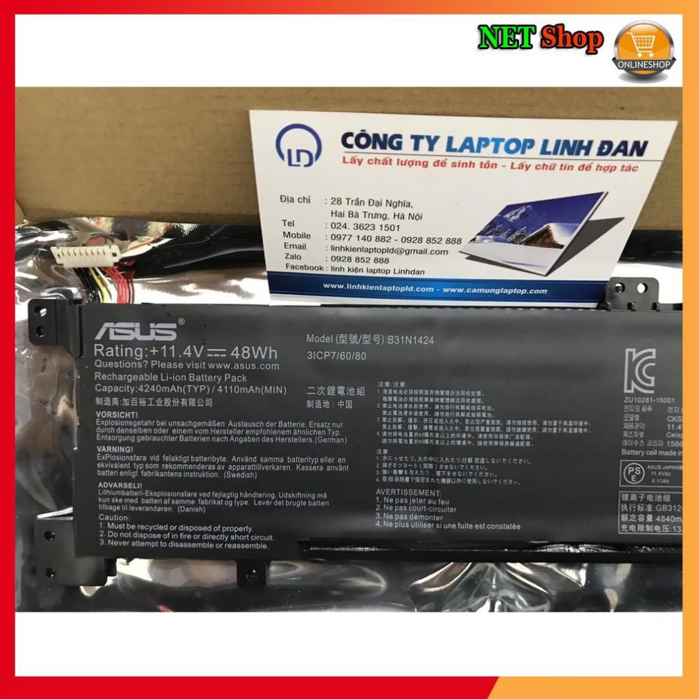 💖💖 Pin Asus (Original)48Wh K401L K401LB B31n1424 Battery