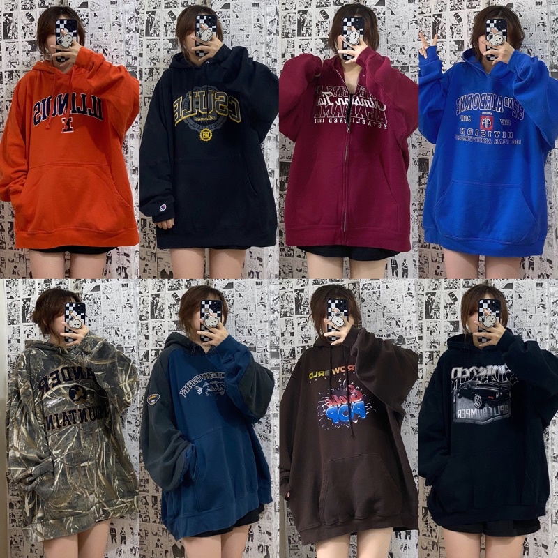 Áo nỉ hoodie bigsize