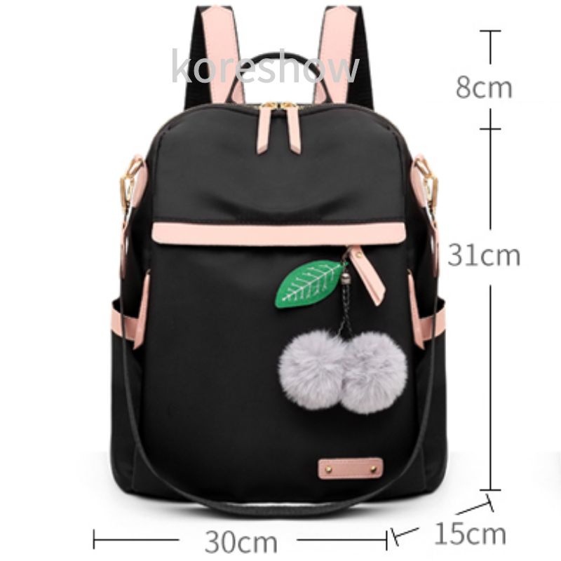 Ba Lô Thời Trang Chống Nước Chống Trộm Phong Cách Hàn Quốc Cho Nữ