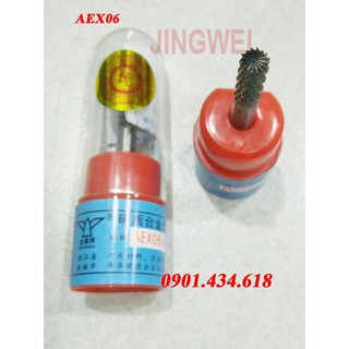 Đầu mài - Mũi doa hợp kim cán 6 - AEX06, AEX08, AEX10, AEX12, AEX14, AEX16