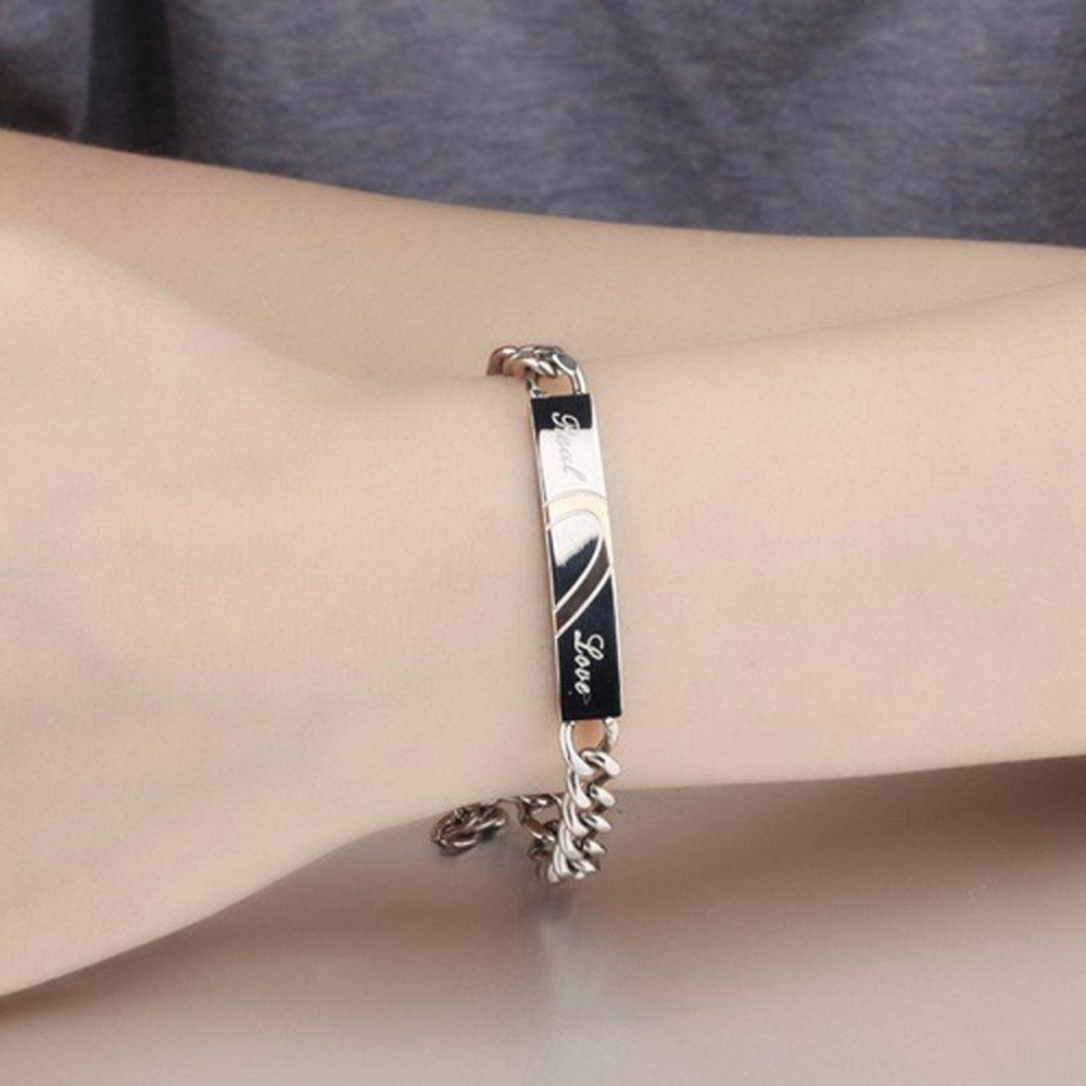 Vòng Đeo Tay Bằng Titan Thời Trang Dành Cho Cặp Đôi