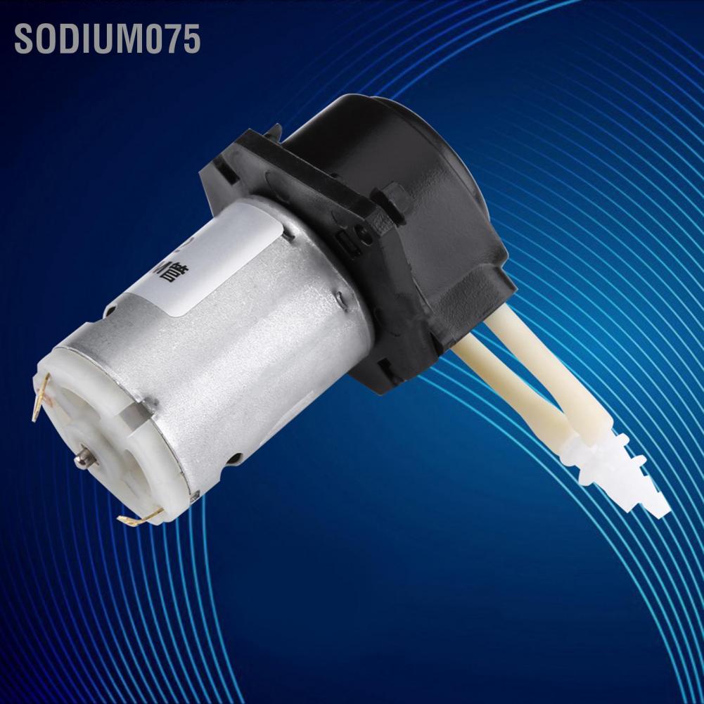 Sodium075 Dosing Pump 12V DC Peristaltic Liquid Hose Head for Aquarium Lab