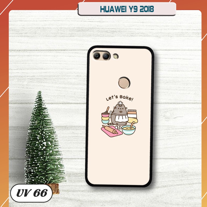 Ốp lưng điện thoại Huawei Y9 2018 - lưng nhám viền dẻo