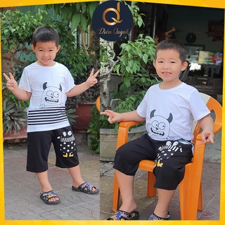 Đồ trẻ em bé trai đồ thun mát cho bé trai có size đại, chất thun cotton 100% mát mềm mịn - Diễm Quỳnh