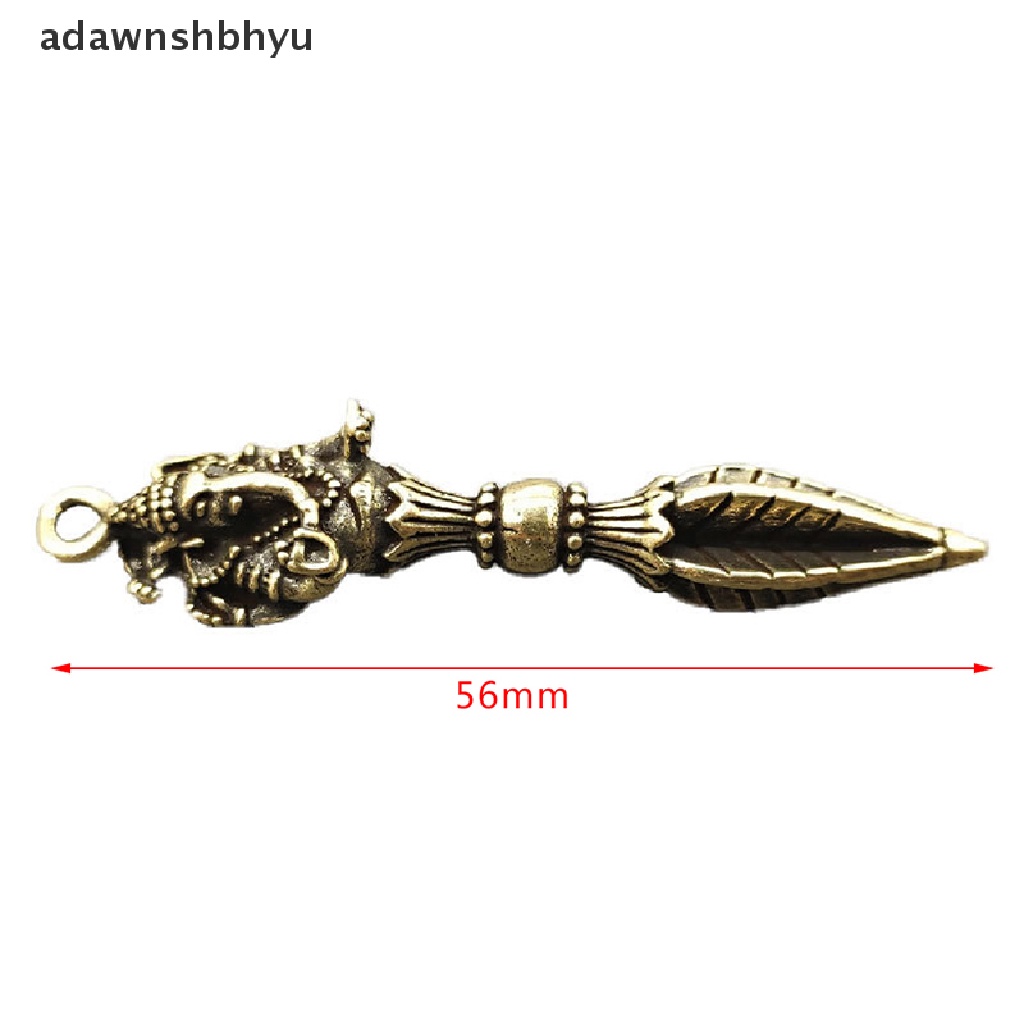 Adawnshbhyu Mặt Vòng cổ Bằng Đồng Nguyên Chất Hình Chú Voi Thần Tài Lộc Vajry VN