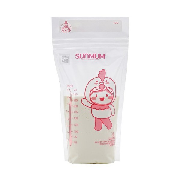 Túi trữ sữa chính hãng Sunmum Thái Lan 250ml và 100ml