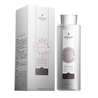 Nước cân bằng da tinh chất hoa hồng sakura balancing toner 200ml