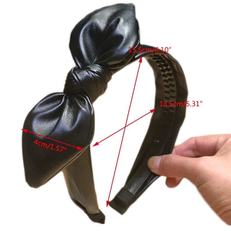 Băng Đô Tai Thỏ Bằng Da PU Hóa Trang Hàng Ngày Cho Bạn Gái