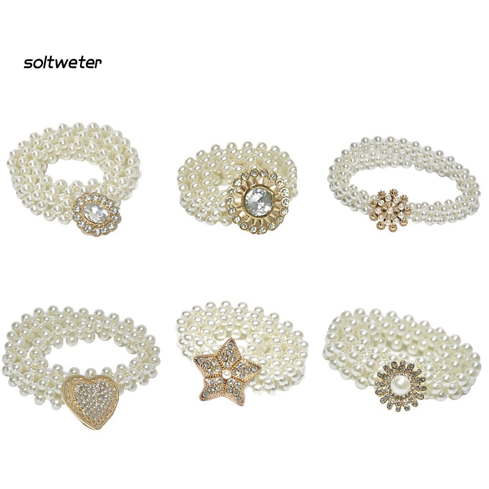 Thắt Lưng Kim Loại Hình Ngôi Sao / Trái Tim Đính Đá Thời Trang Cho Nữ