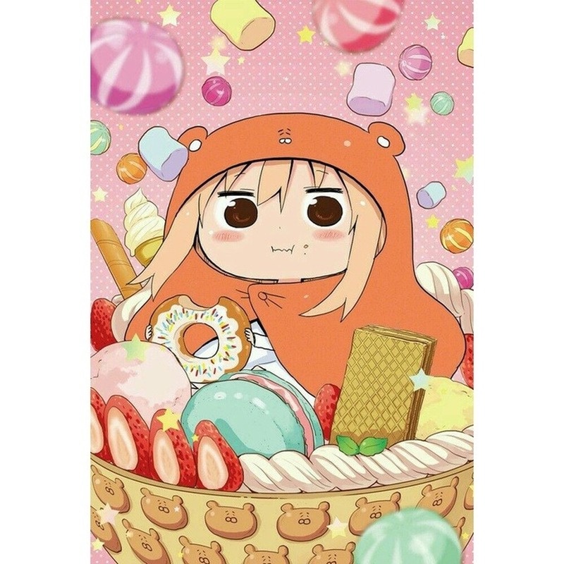 Set tranh đính đá 5d họa tiết hoạt hình trang trí kích thước 30x40cm DIY