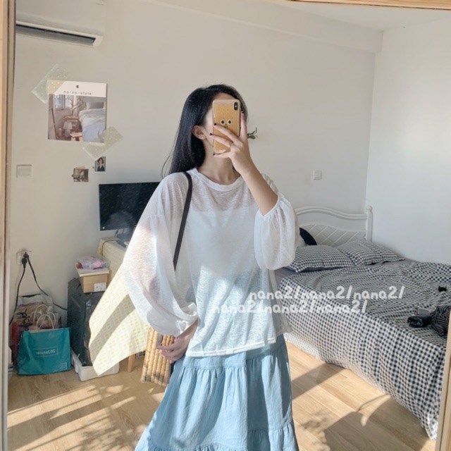 Pull xuyên thấu (lẻ áo hoặc combo áo xuyên thấu+2 dây)