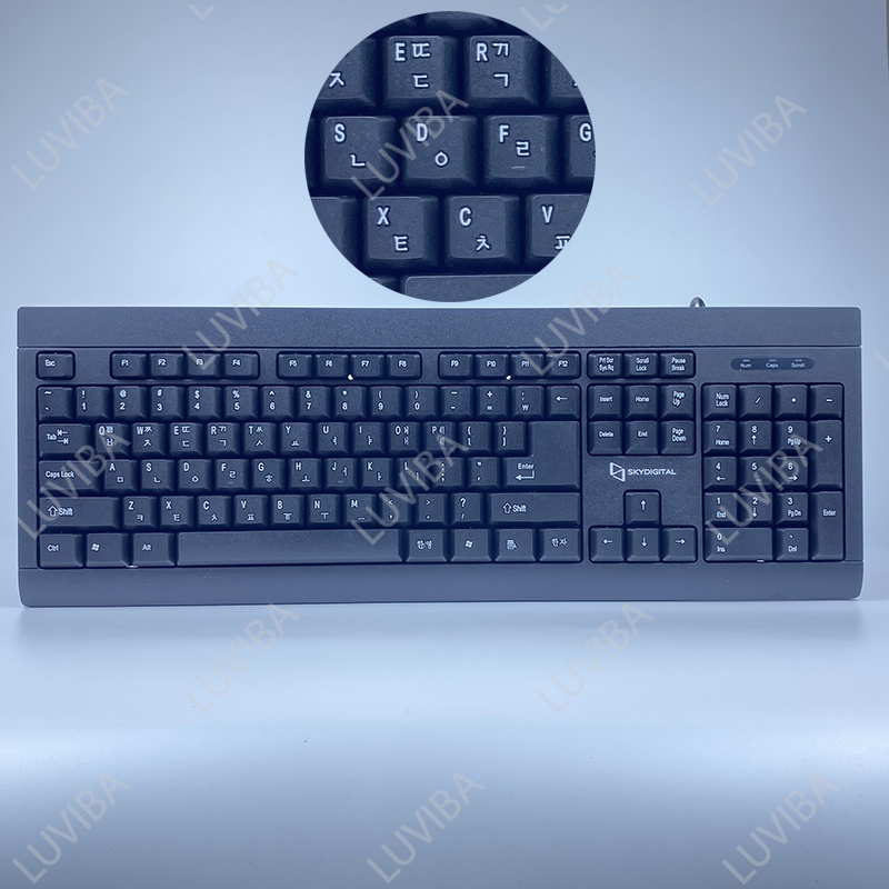 Bàn phím máy tính bàn có dây cho laptop văn phòng LUVIBA BL120 | BigBuy360 - bigbuy360.vn