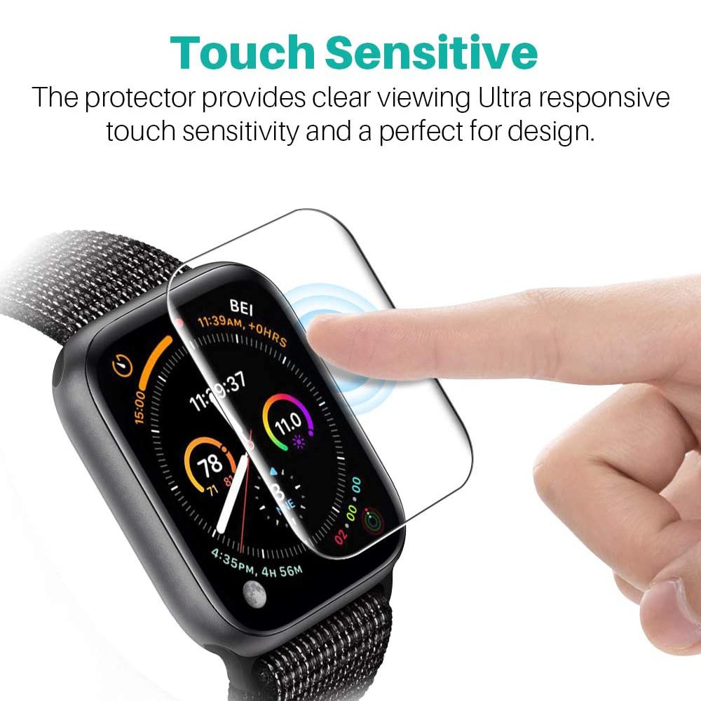 Apple Watch Screen Protector Clear Full Coverage Protective Film For IWatch Band Series 6