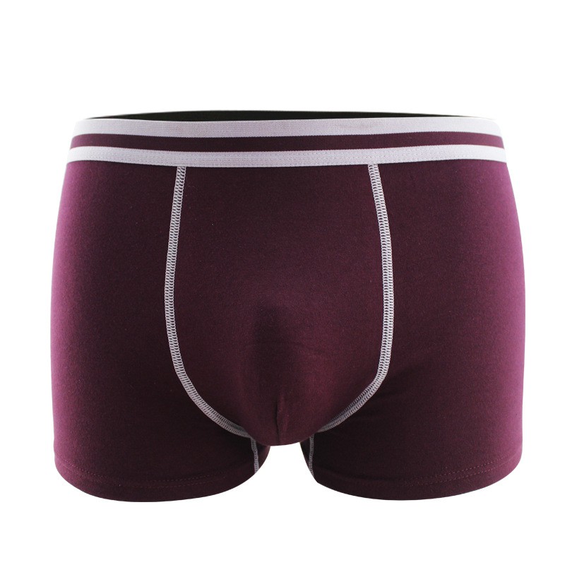 Quần lót, sịp đùi nam boxer cotton 100% thoáng khí Quảng Châu cao cấp
