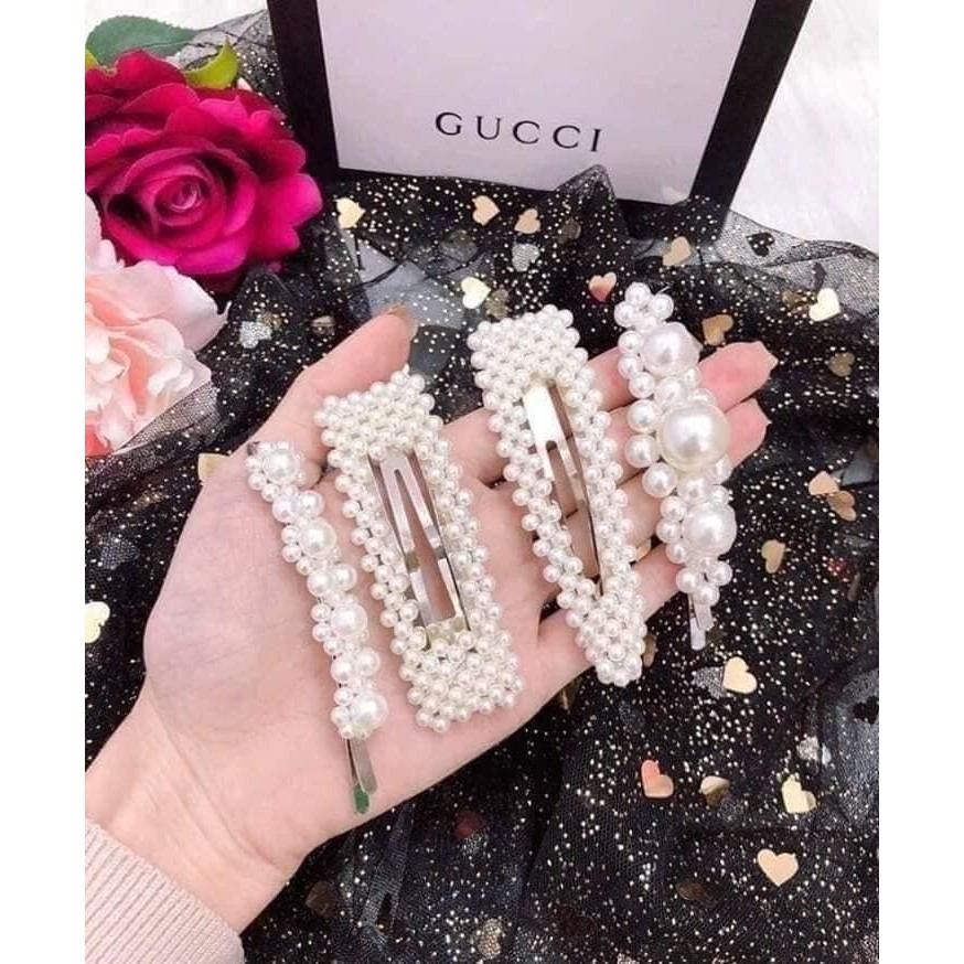 [XẢ KHO+FREE SHIP] Set cặp tóc và phụ kiện 23 chi tiết giả ngọc trai siêu xinh