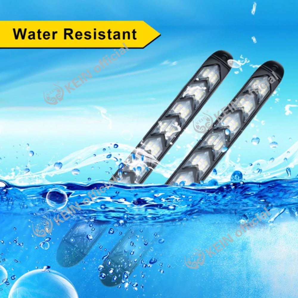 Set 2 đèn led kiểu mũi tên chống nước có thể dùng làm đèn xi nhan/đèn chạy ban ngày