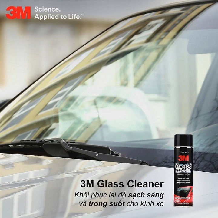 [FREESHIP] Dung dịch rửa kính và vệ sinh kính xe hơi 3M Glass Cleaner 08888