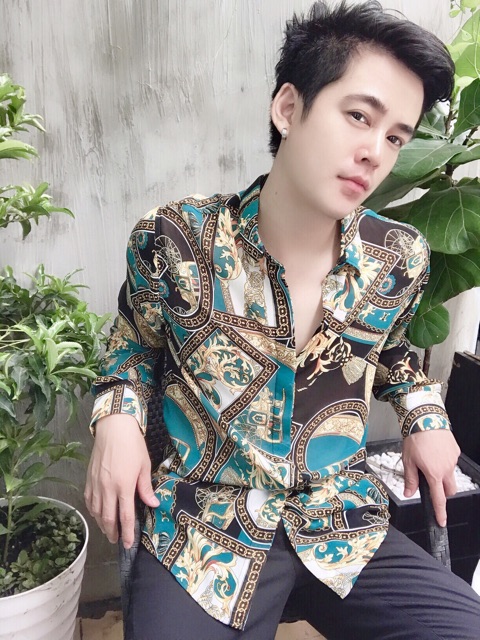 Sơ mi họa tiết sang trọng