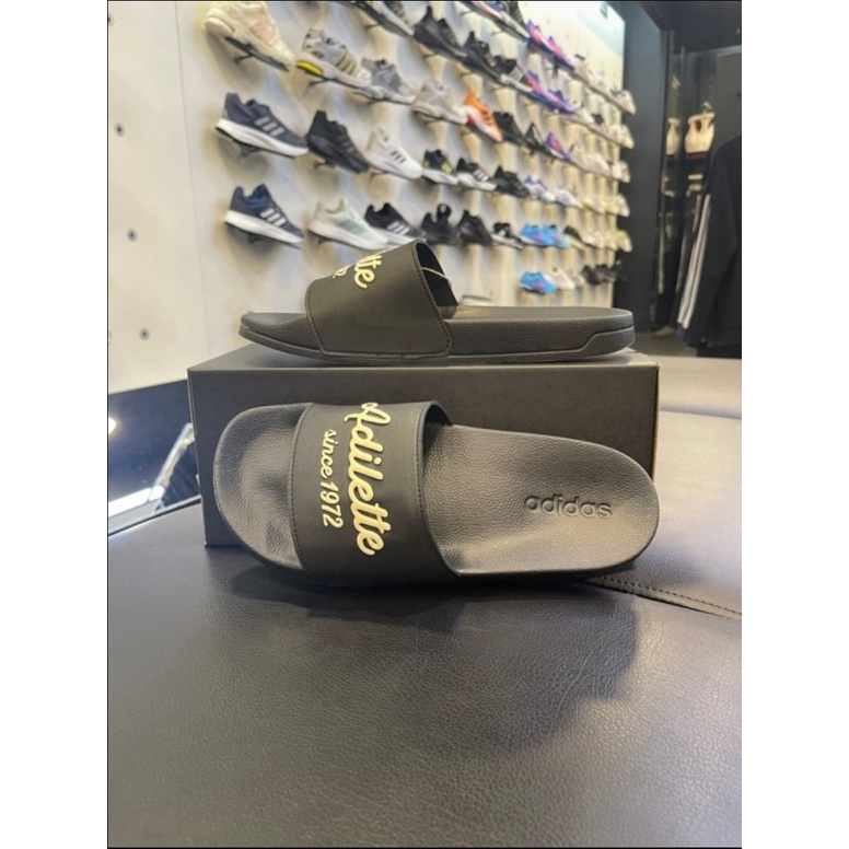 Dép ADIDAS ADILETTE SHOWER 1972 Black GW8747 bill hàn full box tag