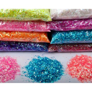 [1kg] Vụn giấy Kim Tuyến Bỏ Bóng Jumbo màu vàng, bạc