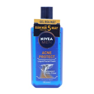 Gel Rửa Mặt NIVEA MEN 150ml (giảm mụn 5 ngày)