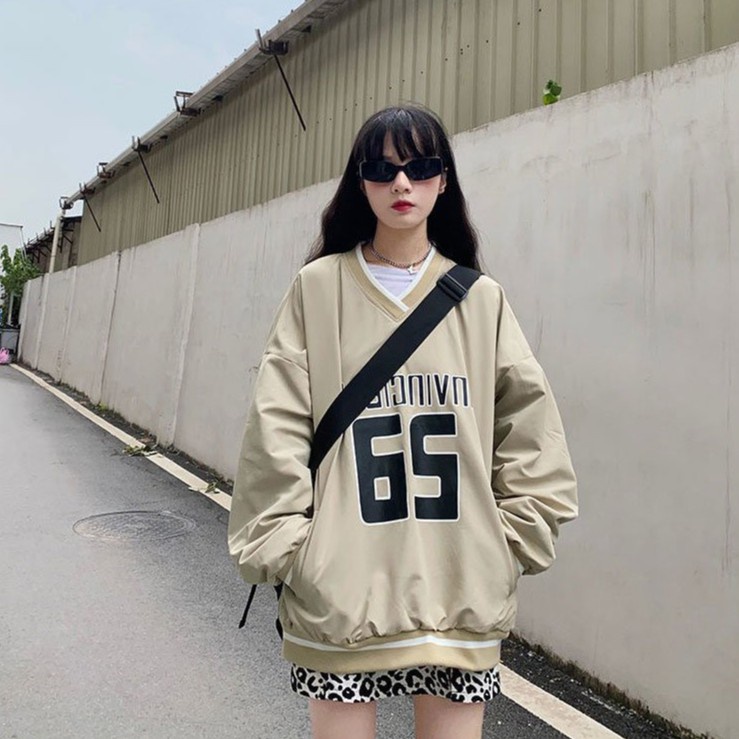 Áo Nỉ Trần Bông Dáng Rộng Tay Bồng Form Unisex Nam Nữ, Áo Sweater không mũ số 65 MÃ 540- Teenstore.365 | BigBuy360 - bigbuy360.vn