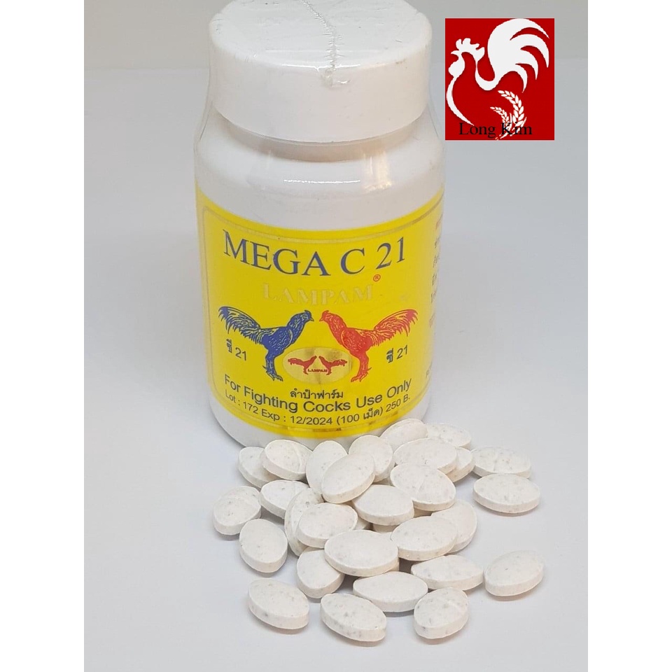 Mega C21 Lampam hũ 100 viên Tăng Bo, Tăng Cơ, Phát triển khung xương Cao Cấp