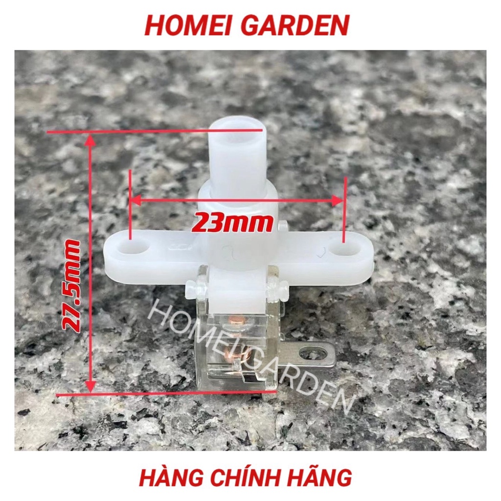 Công tắc vỏ trong suốt loại đẩy tự khóa 250V10A - G0012