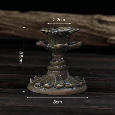 Chân Đế Nến - Chân Đế Cắm Nến Cổ Điển Phong Cách Châu Âu -  Đạo Cụ Chụp Ảnh Trang Trí Decor Retro Vintage