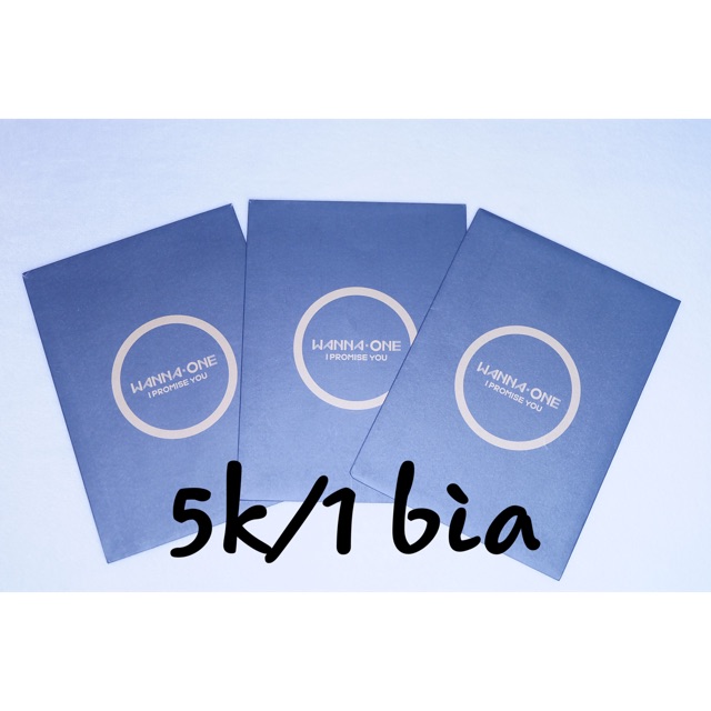 (Có sẵn) bìa rỗng Wann One MD / Pleasia / Summer Packet