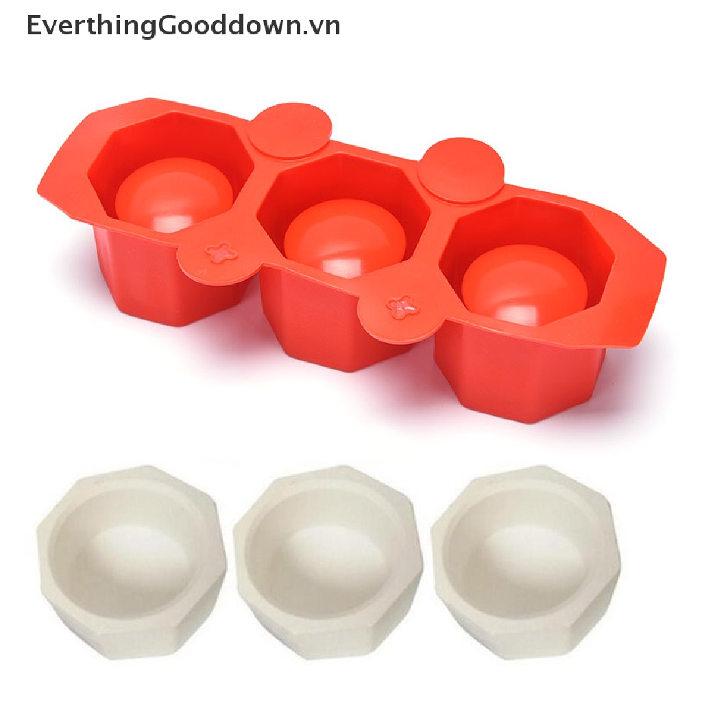 Khuôn Silicone Làm Chậu Trồng Cây 3 Ngăn Tiện Lợi