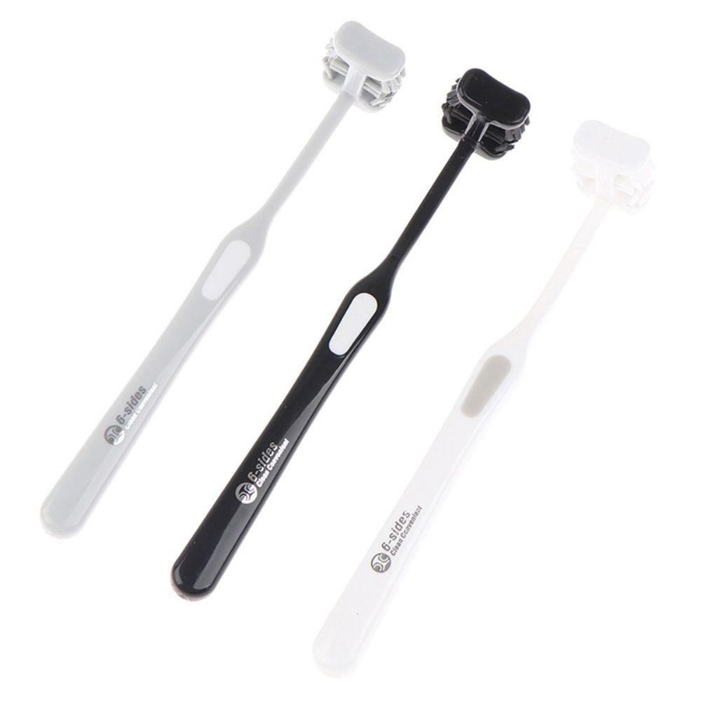 Mocho Bàn Chải Đánh Răng 6 Mặt Tròn Siêu Mịn Chăm Sóc Răng Miệng Cho Người Lớn