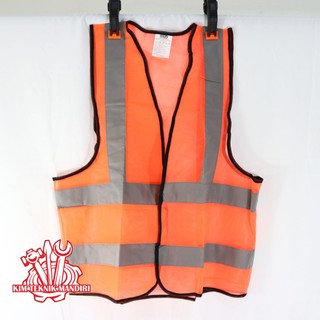 Ats Áo Bảo Hộ Lao Động 4 Đường May Bằng Polyester Màu Cam Chất Lượng Cao