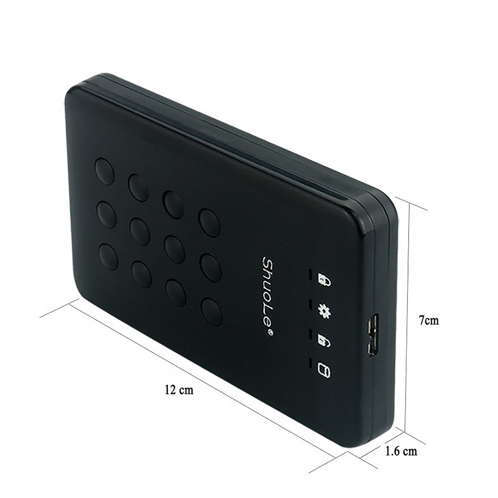 BOX ĐỰNG Ổ CỨNG 2.5” SATA3 MÃ HÓA BẢO MẬT , USB 3.0