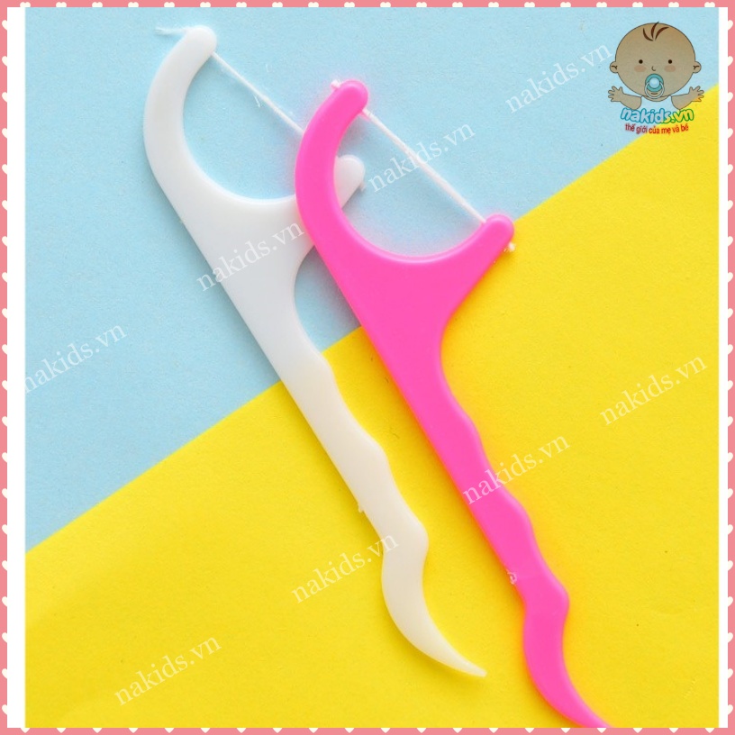 Tăm Chỉ Nha Khoa Túi 25 Cây - Tăm Xỉa Răng