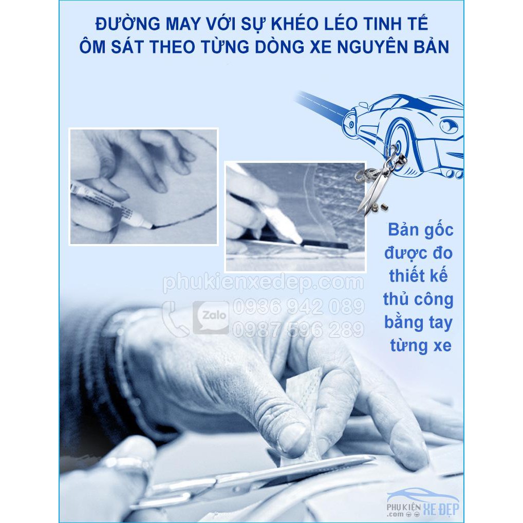Bạt Phủ Nóc Ô tô CAO CẤP- FREESHIP 5D Có Bông Chống Che Nắp Capo chống nóng hiệu quả