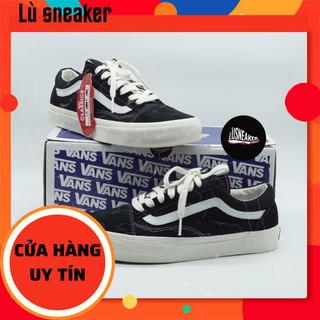Giày thể thao vans old skool/ vans vault đen nhung cao cấp - Lù sneaker