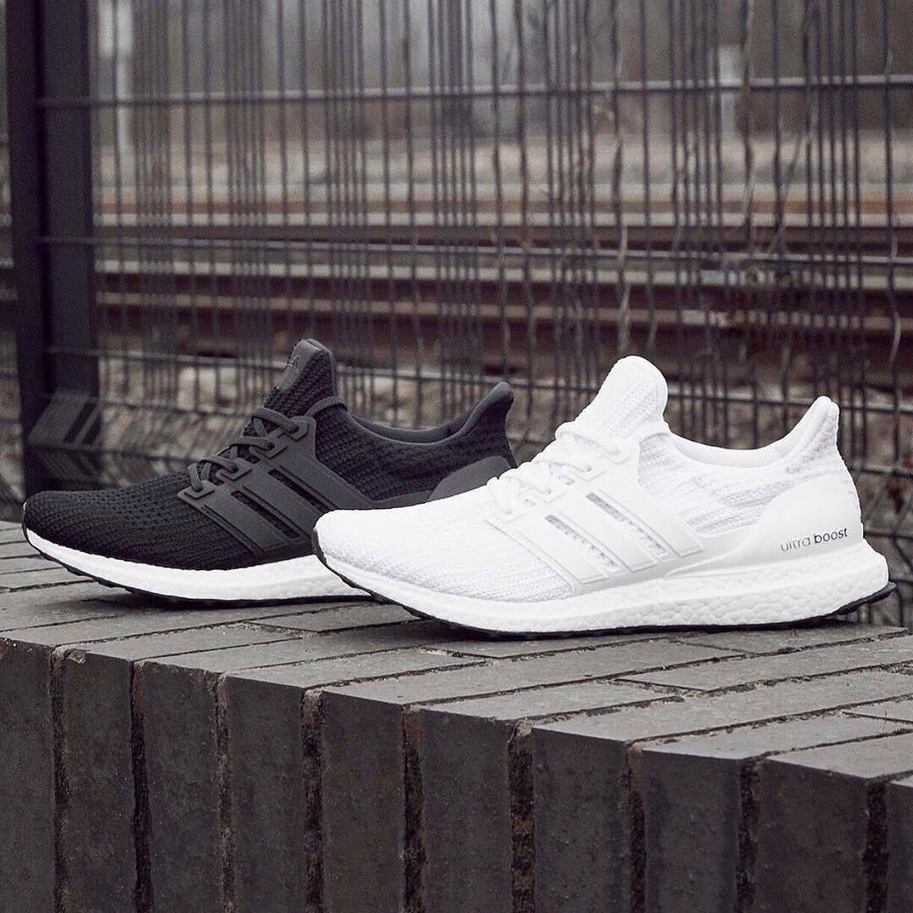 [FULLBOX-rép 1.1] Giày ultra boost đen, trắng, xám size Nam Nữ ◦