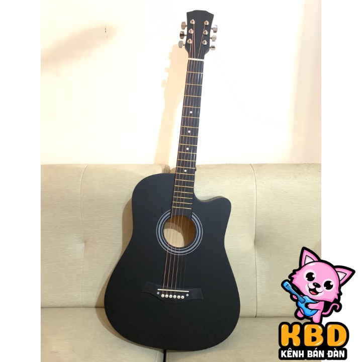 Đàn Guitar Acoustic Giá Rẻ KBD05 Màu Đen Nhám Dáng Khuyết - Hàng có sẵn