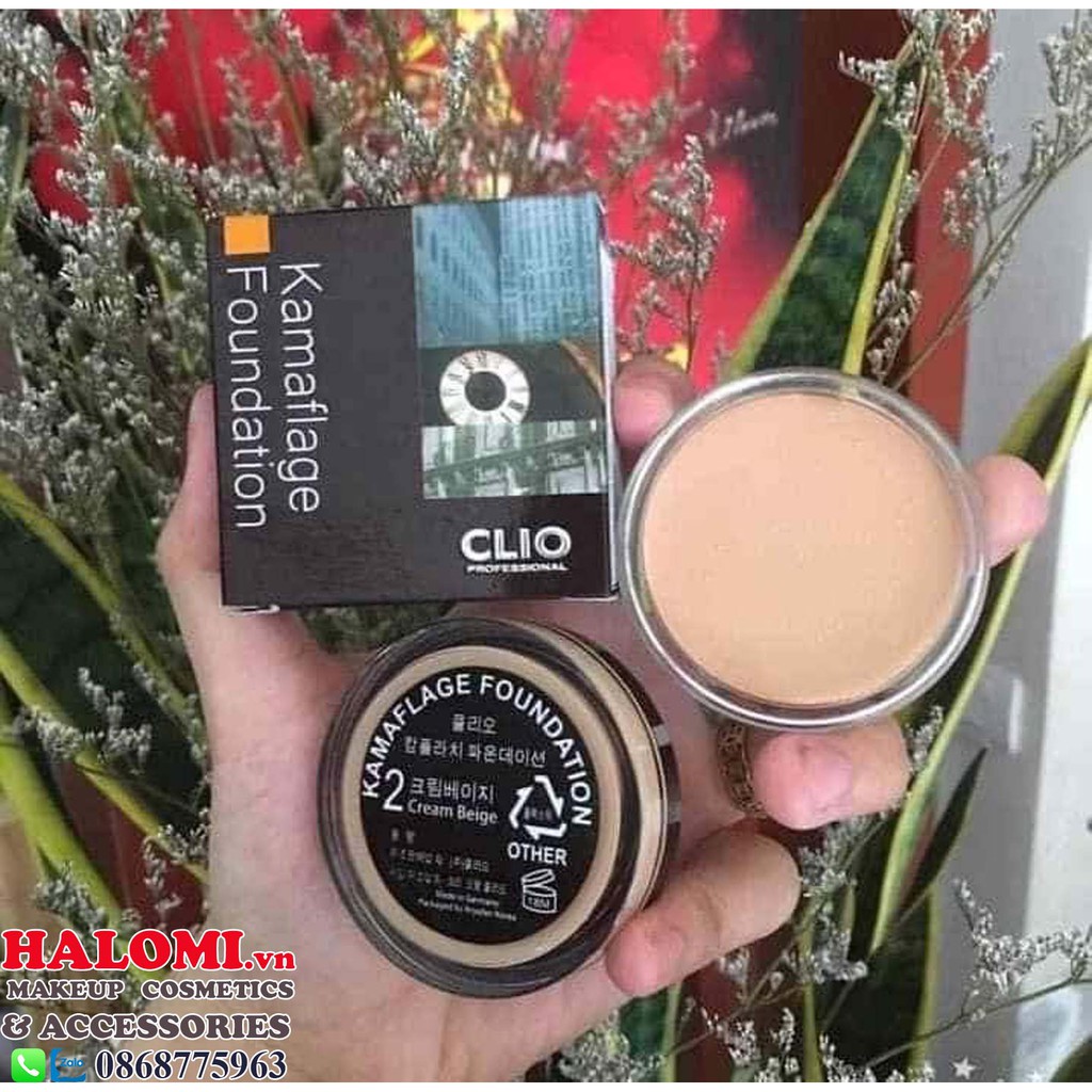 Nền Bánh Clio 3 Tone Chính Hãng Hàn Quốc Với 3 Tone Màu Độ Che Phủ Cao Chuyên Cho Makeup