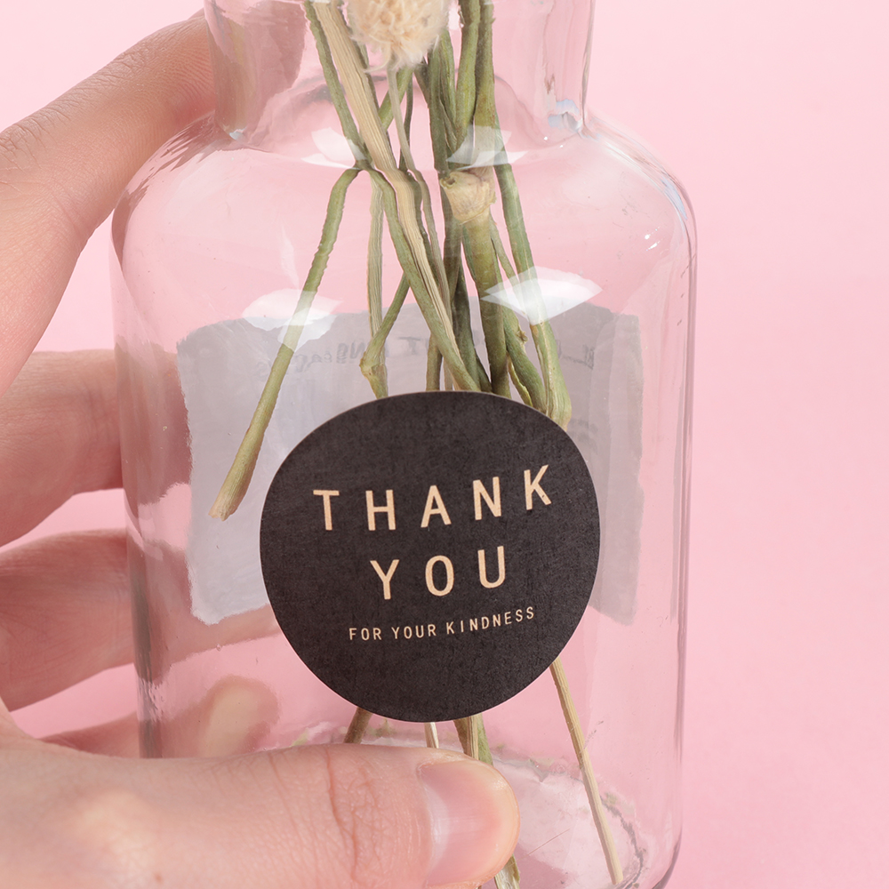 UUMIR Sticker tự dính họa tiết chữ thank you sành điệu