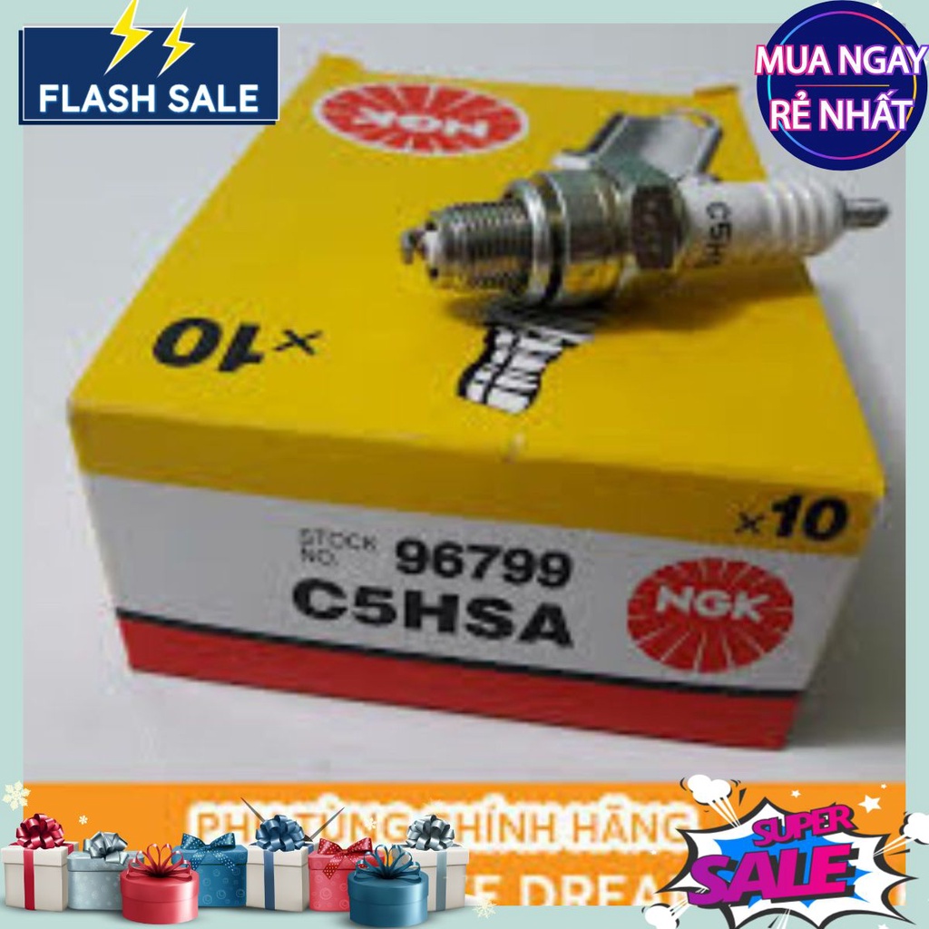bugi Ngk C5HSA cho Chaly, Cub 50 67 70cc 81 82 84 86 DD DH (đánh lửa cho dòng xe máy Honda)