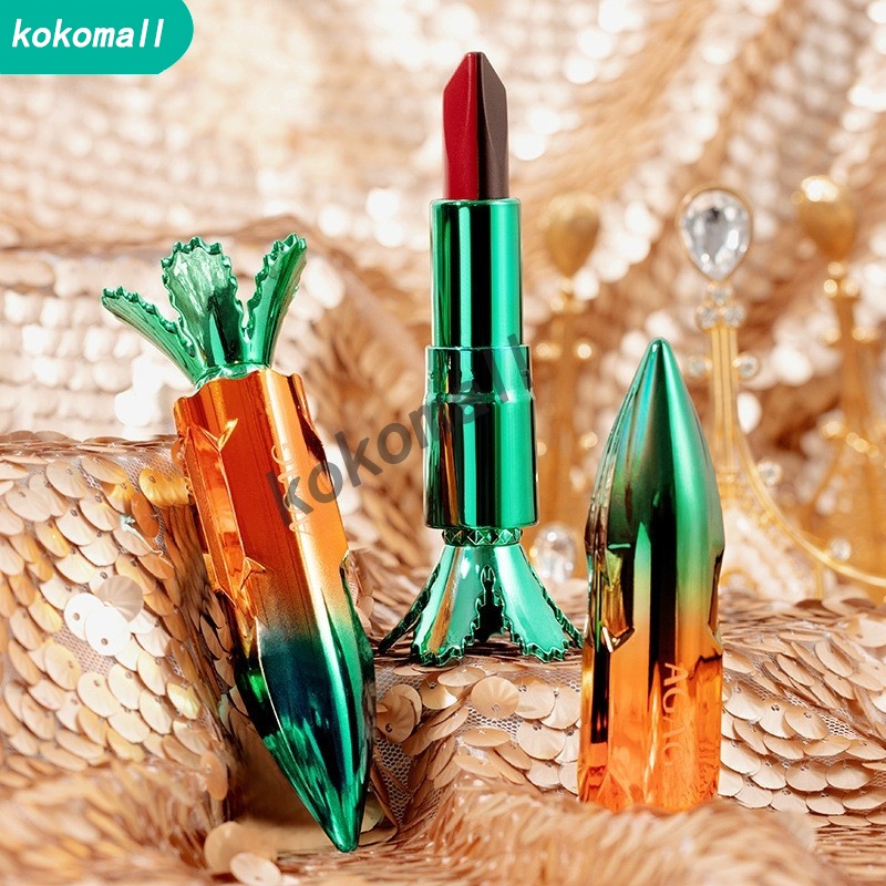 Son môi 5 màu AGAG màu cà rốt siêu dưỡng ẩm