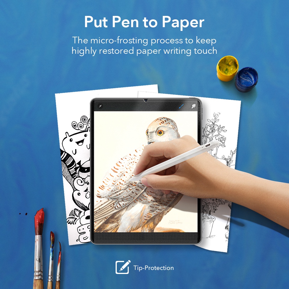 Miếng dán từ tính ESR bảo vệ màn hình cho iPad 9 2021/8/7 (10.2 inch) / Mini 6