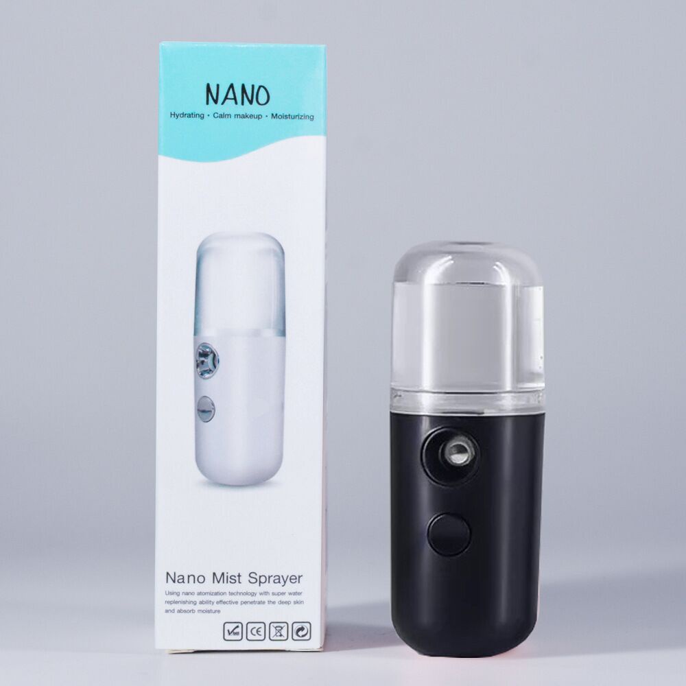 Máy Phun Sương Xông Hơi Mặt NaNo Mini Cầm Tay Hỗ Trợ Dưỡng Da Cấp Nước Tối Đa 150mAh