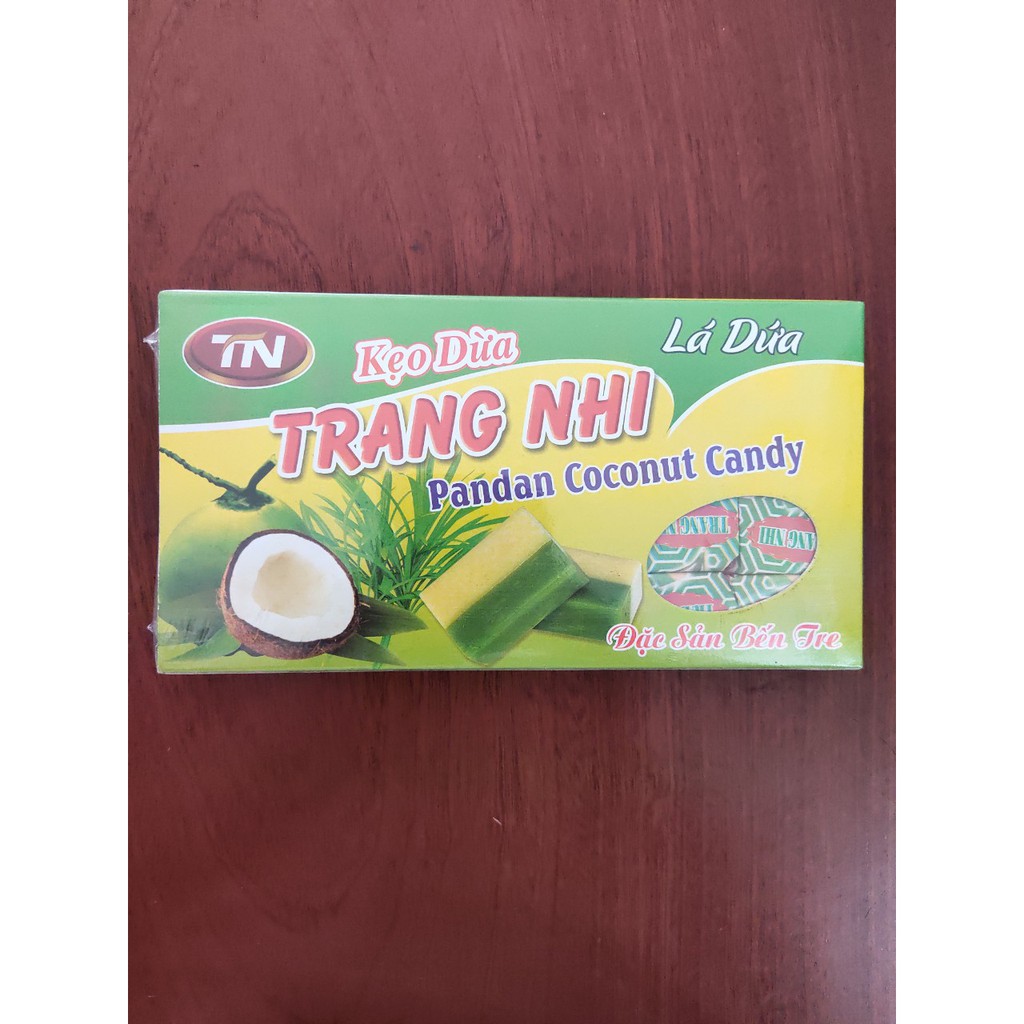 Kẹo dừa Lá Dứa đặc sản Bến Tre 320g date:10/21-10/22