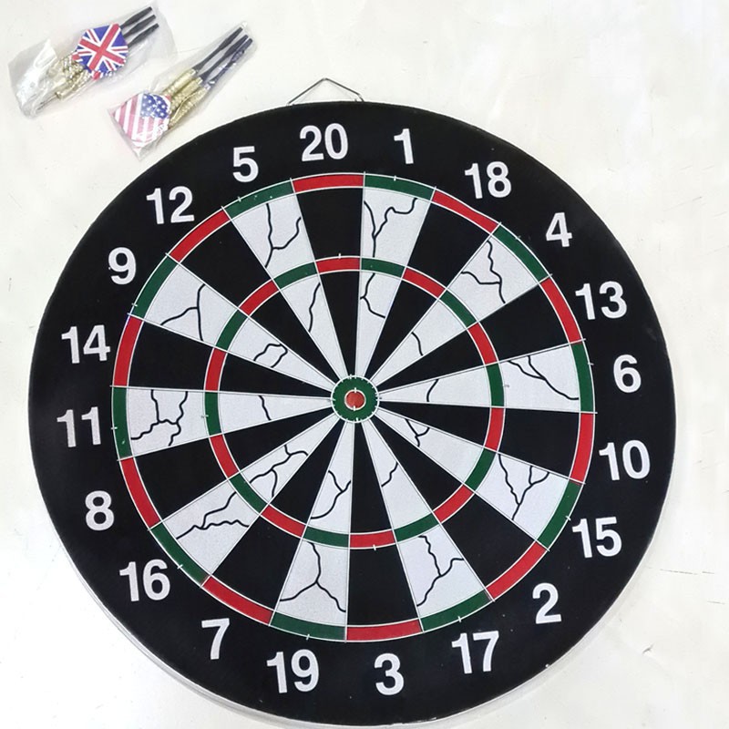 [ĐƯỜNG KÍNH 45CM, DÀY 2.5CM] Bảng Phóng Phi Tiêu 18 inch (Flocked Dart Board)