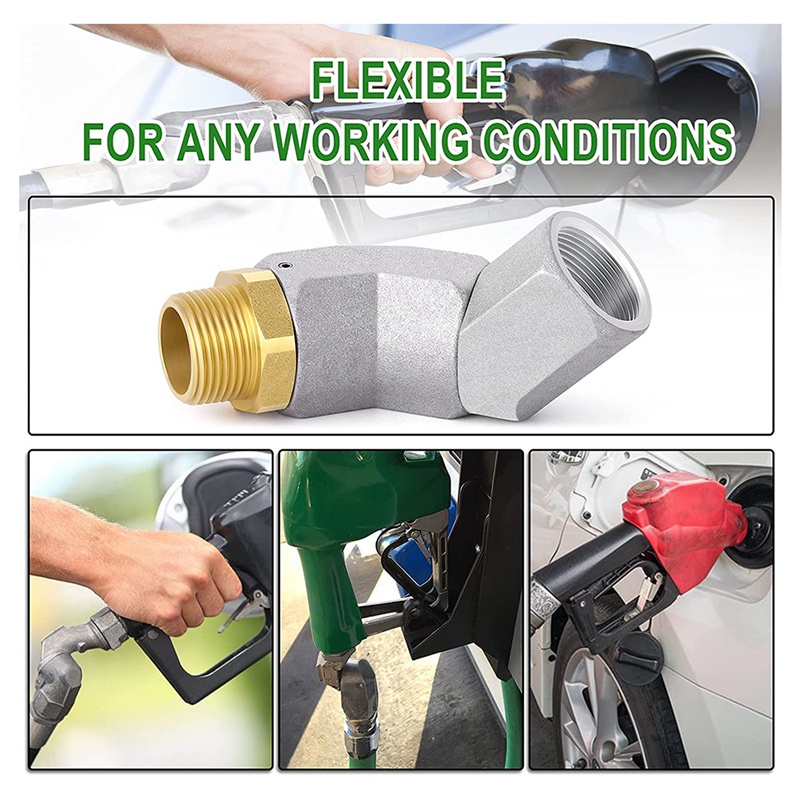 Đầu Nối Ống Nhiên Liệu Xoay 360 Độ 3 / 4 Inch