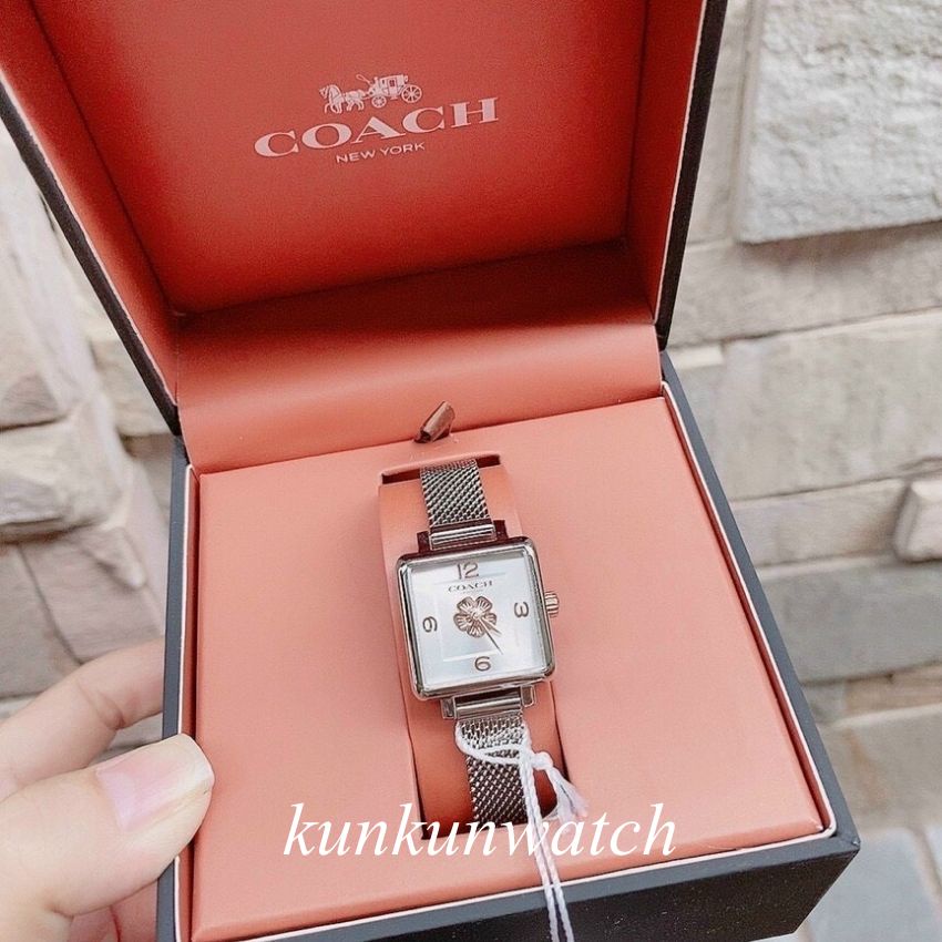 Đồng Hồ Nữ Coach 14503697 Hoa Trà -  Màu Bạc - 22 x 22mm